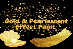 Gold &amp; Pearlescent Effect Paint